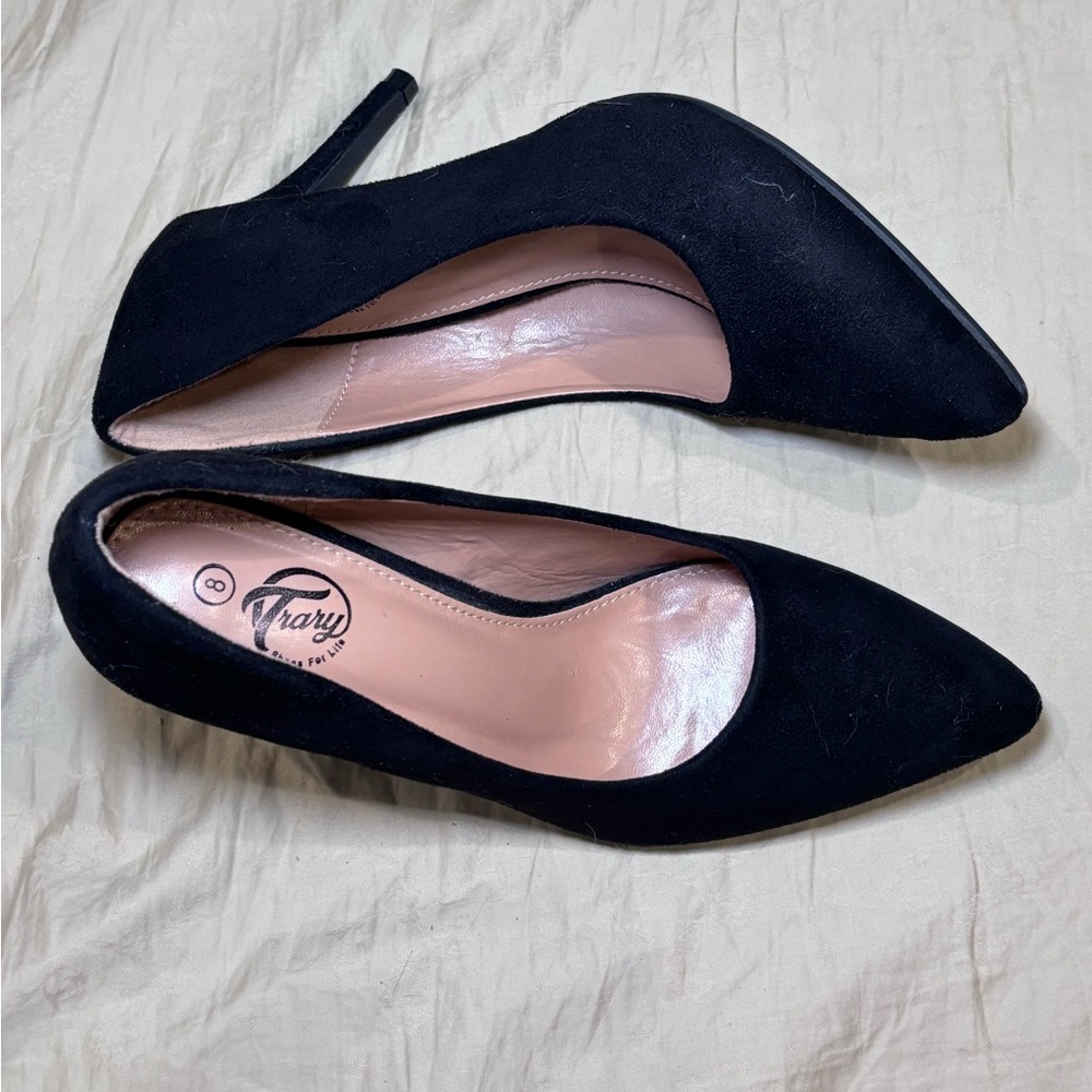 Trary Classic Black Women's Heels